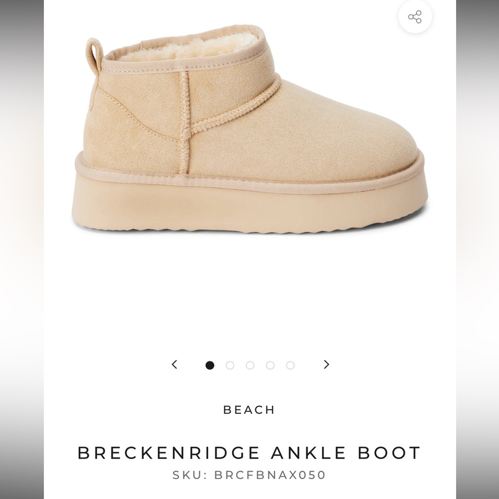 Breckenridge Platform Ankle Boot. Never worn